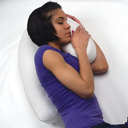 Memory Foam Pillow with Ear Pocket and Washable Cover
