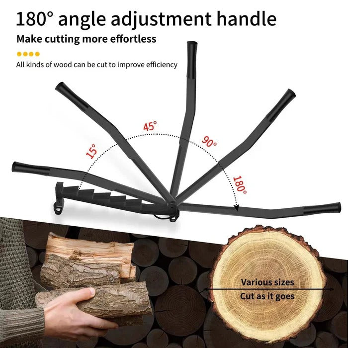 Firewood Chopping Tool with Carbon Steel Construction