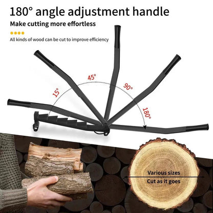 Firewood Chopping Tool with Carbon Steel Construction