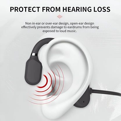 Bluetooth Bone Conduction Headset with Open-Ear Design
