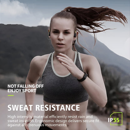 Bluetooth Bone Conduction Headset with Open-Ear Design