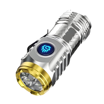 Rechargeable Mini Flashlight, Multiple LED Light Source