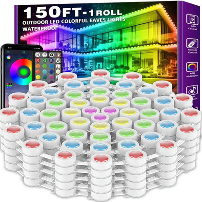 Durable Outdoor Lights, Permanent Installation for House Exterior