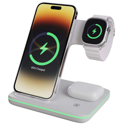 Apple Charger Stand, 3 in 1 Dock for Phone and Watch
