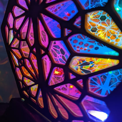 Decorative Night Light, Bohemian Projection Lamp for Ambiance