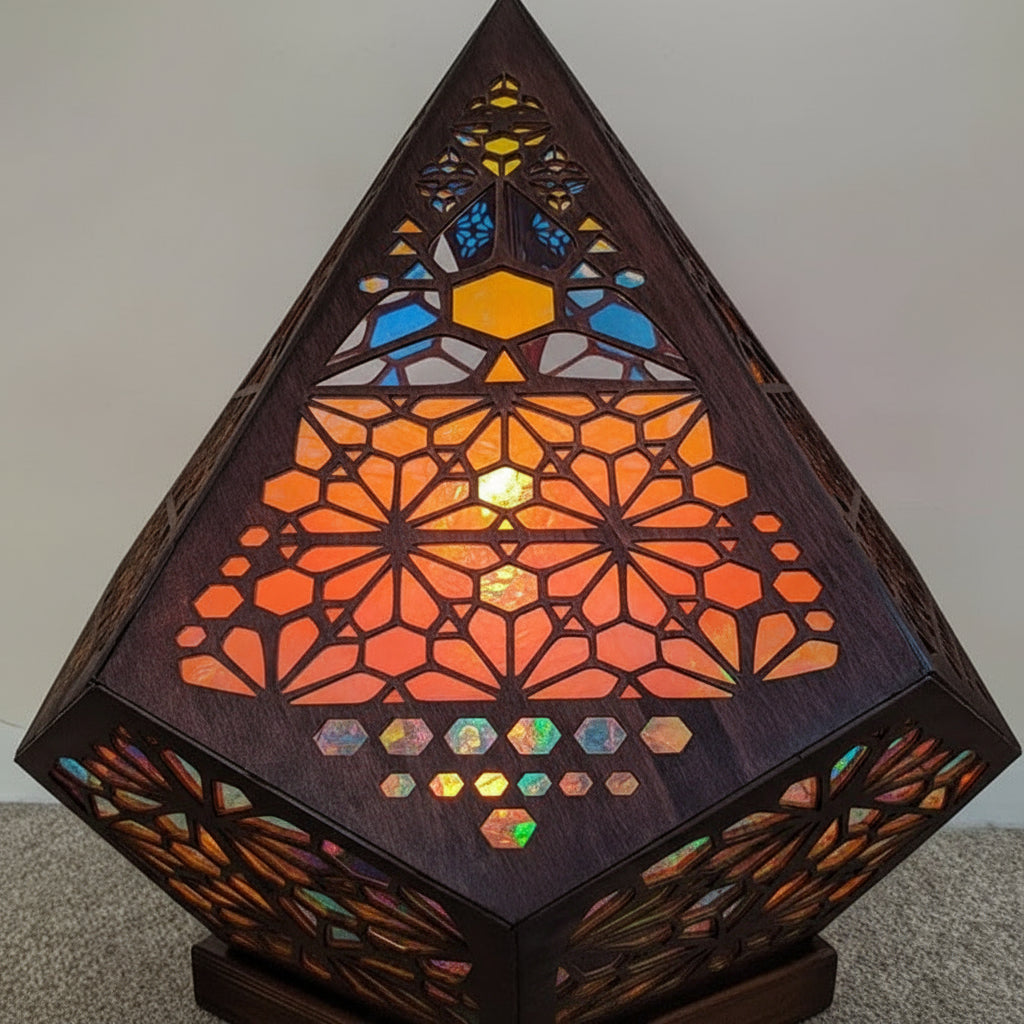 Decorative Night Light, Bohemian Projection Lamp for Ambiance