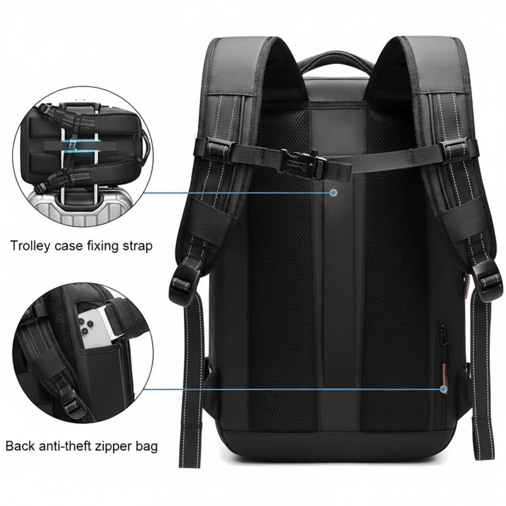 Camping Backpack, Rucksack with Internal Compression