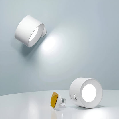 Rotating Wall Lamp, Cordless LED for Home