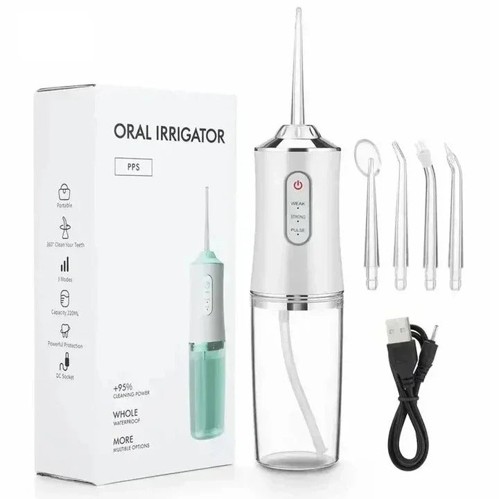 Dental Water Flosser, Rechargeable Portable Oral Care Device