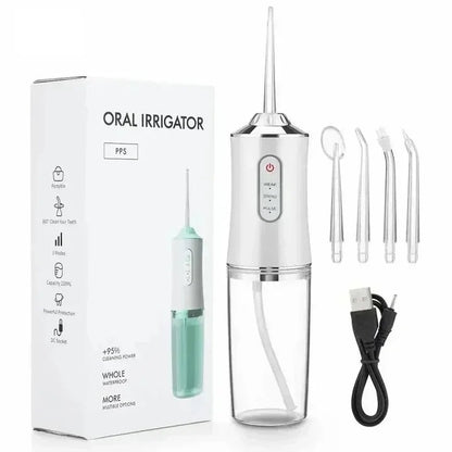 Dental Water Flosser, Rechargeable Portable Oral Care Device
