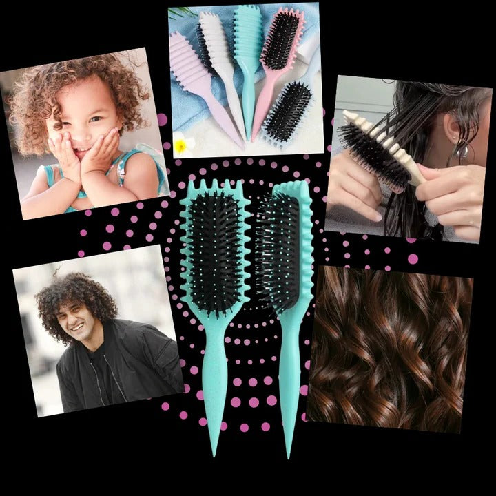 Defined Curl Brush, Styling Tool for Enhanced Hair Definition