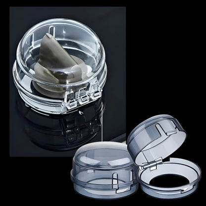 Stove Knob Guard Set, Heat Resistant Covers for Gas Ranges