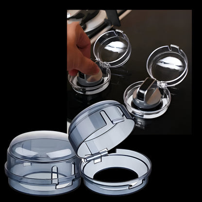 Stove Knob Guard Set, Heat Resistant Covers for Gas Ranges