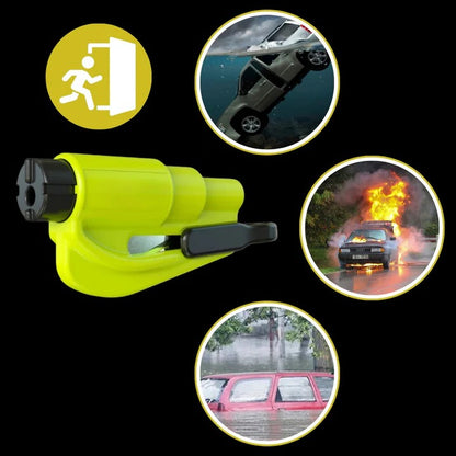 Vehicle Rescue Tool, 2-in-1 Window Breaker and Seatbelt Cutter