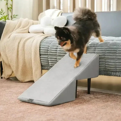 Folding Pet Steps and Ramp, 2-in-1 Convertible Furniture Aid