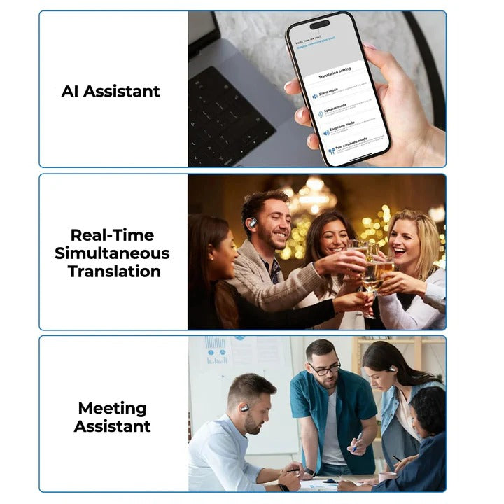 Wireless Translator Earbuds, Portable Device