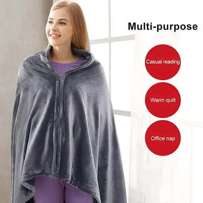 Portable Electric Heated Shawl, USB Rechargeable