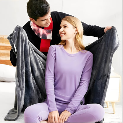 Portable Electric Heated Shawl, USB Rechargeable