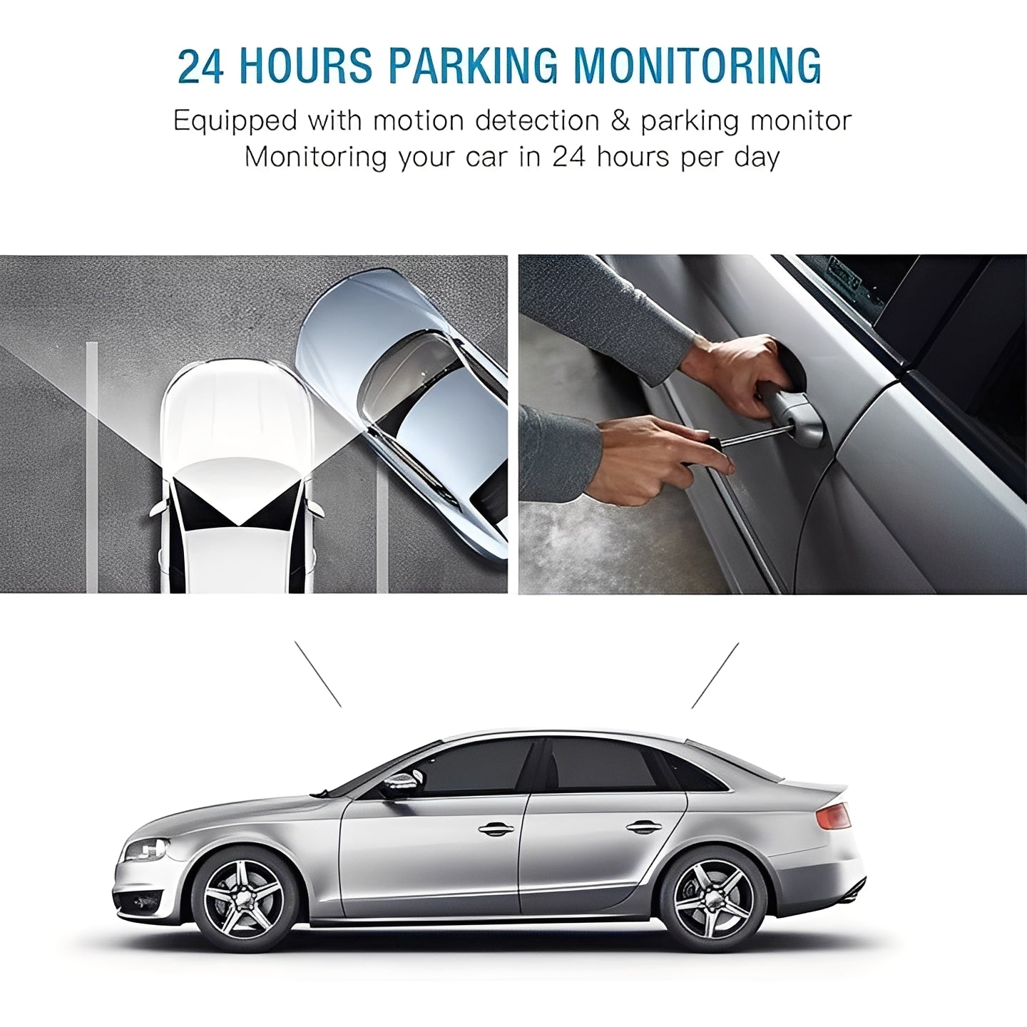 HD Car Recorder, 1080P Dashboard Camera for Vehicles