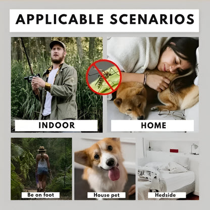 Natural Insect Repellent Wristband, Mosquito Protection Bracelet