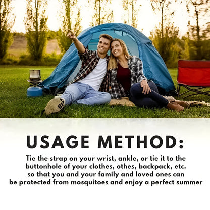 Natural Insect Repellent Wristband, Mosquito Protection Bracelet