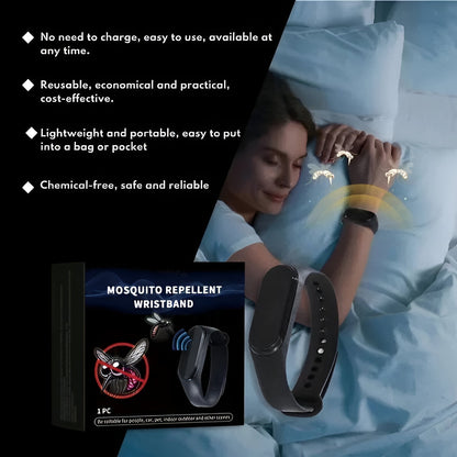 Natural Insect Repellent Wristband, Mosquito Protection Bracelet