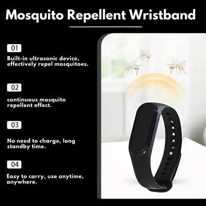 Natural Insect Repellent Wristband, Mosquito Protection Bracelet