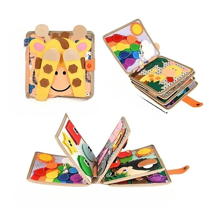 Montessori Learning Book, Sensory Activity Book for Kids