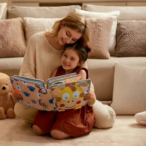 Montessori Learning Book, Sensory Activity Book for Kids