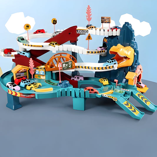 Kids Dinosaur Race Track, Flexible Adventure Set