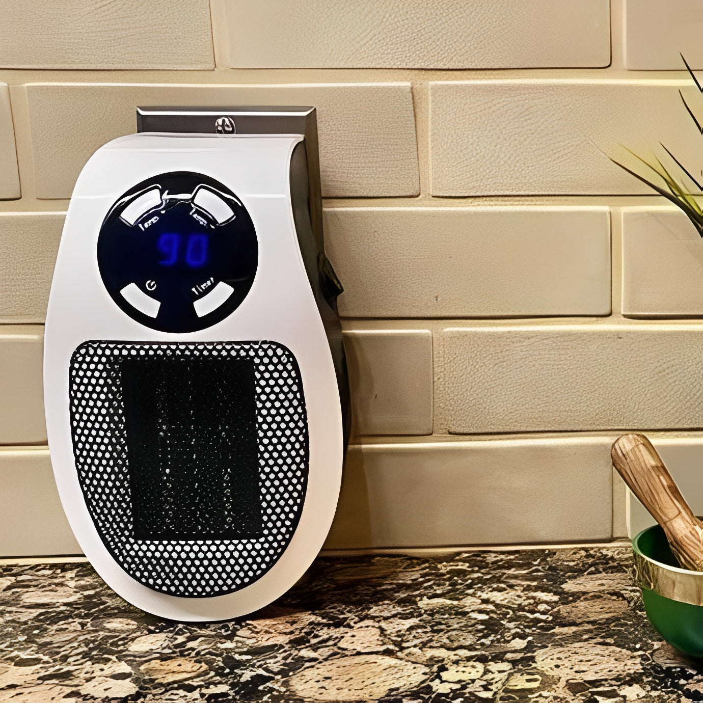 Electric Portable Space Heater with Thermostat Control