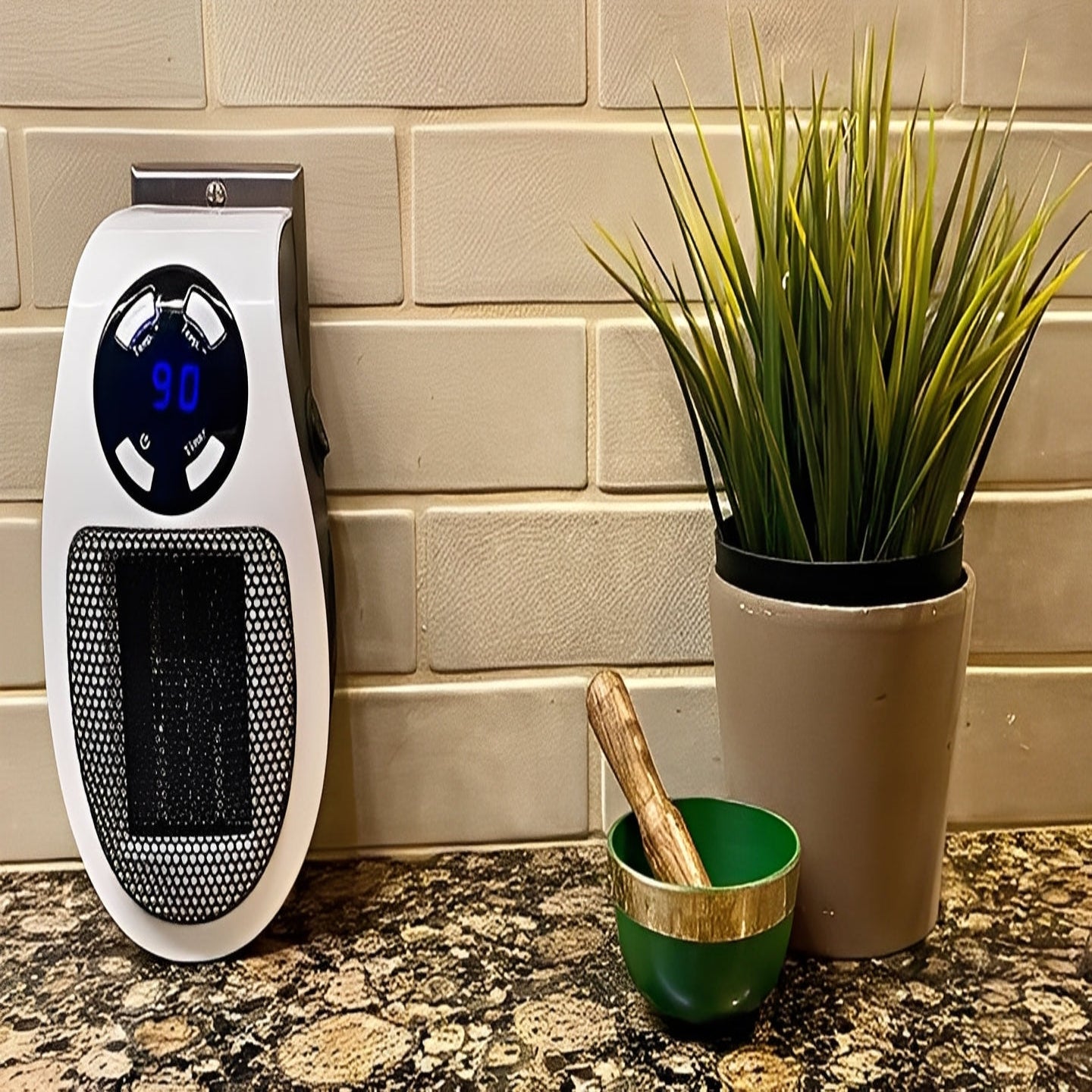 Electric Portable Space Heater with Thermostat Control