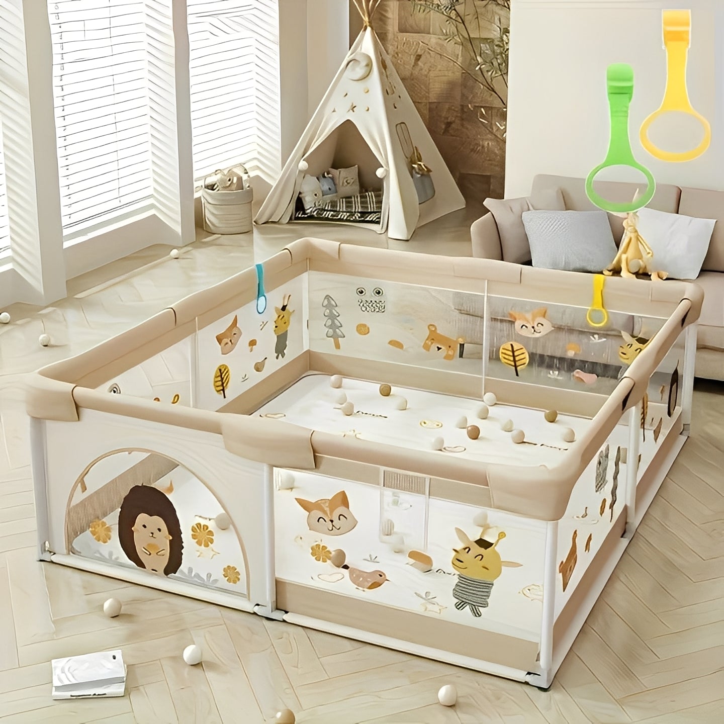 Child Play Yard, Large Portable Safety Pen