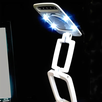 LED Magnifying Desk Lamp for Reading