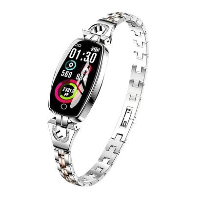 Women Smart Fitness Bracelet with Activity and Heart Rate Tracking