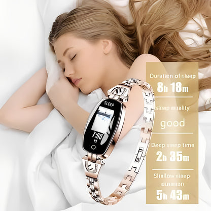 Women Smart Fitness Bracelet with Activity and Heart Rate Tracking