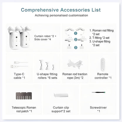 Automatic Curtain Opener and Closer with Timer Function