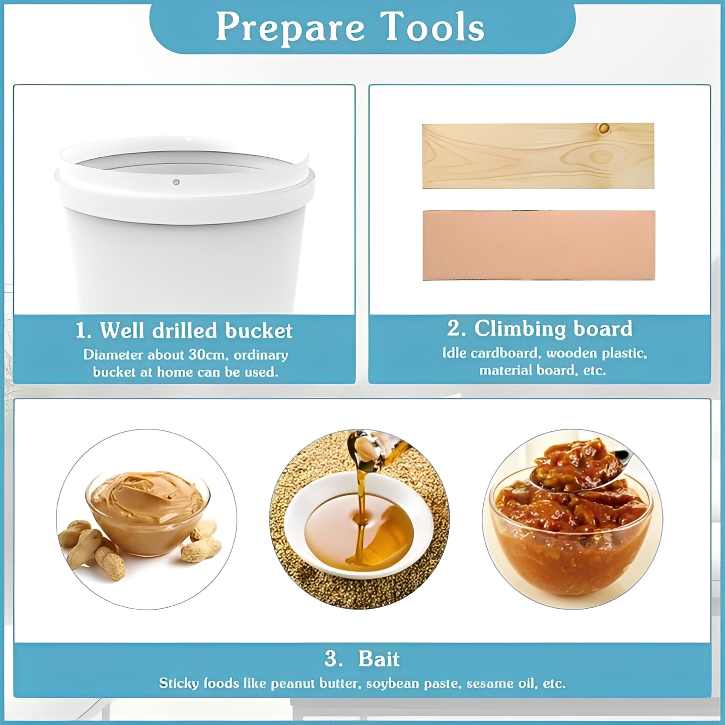 Roller Mouse Trap for Bucket System
