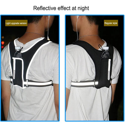 Running Chest Bag and Reflective Safety Vest