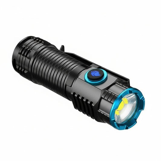 Compact LED Flashlight with Rechargeable Battery