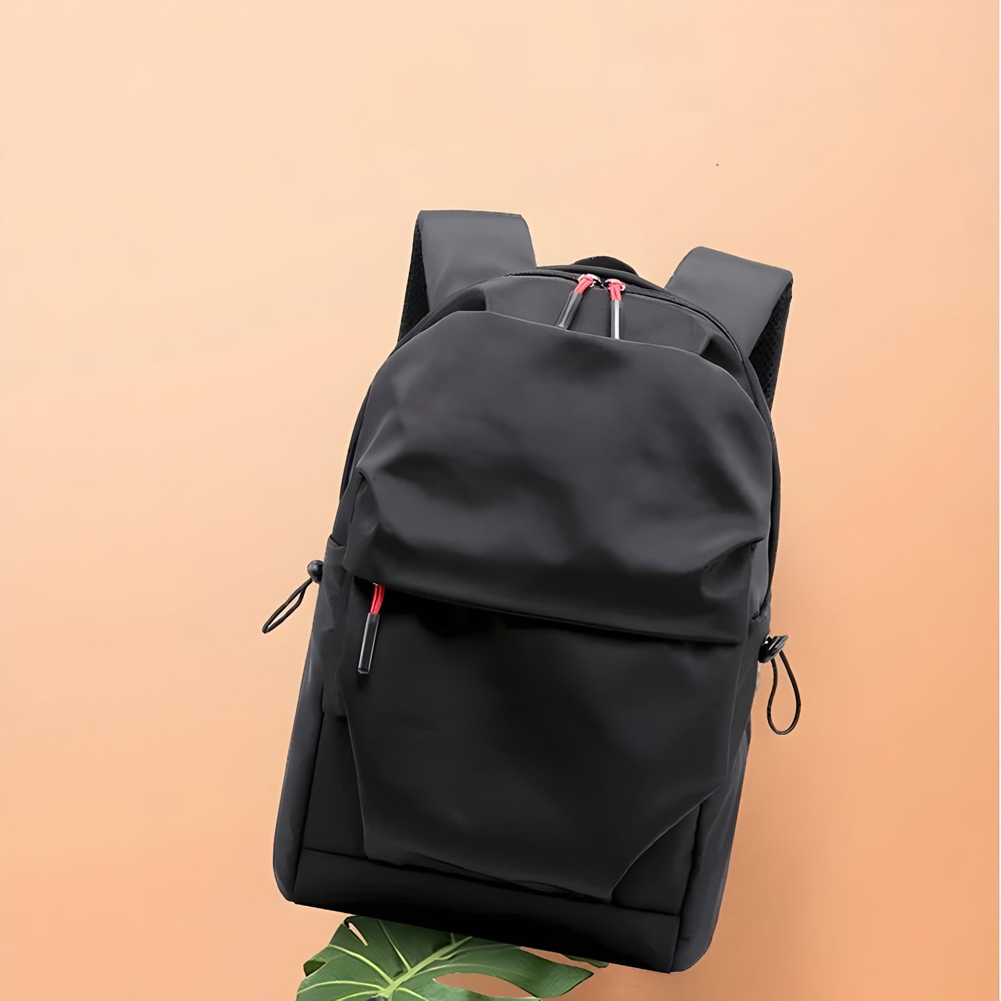 Sleek Black Backpack for Everyday Use