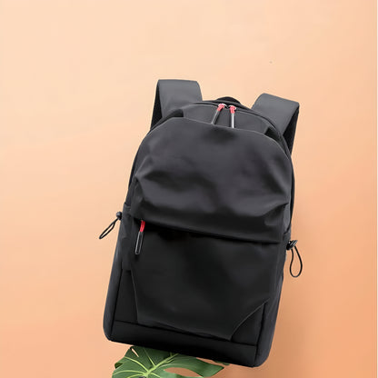 Sleek Black Backpack for Everyday Use