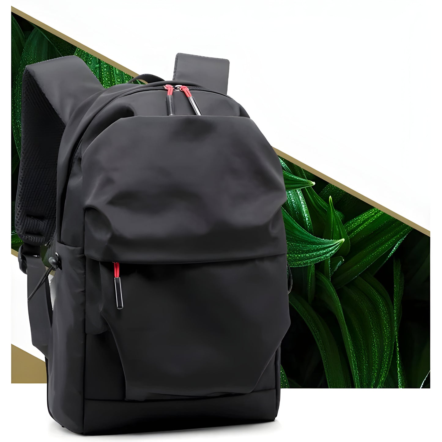 Sleek Black Backpack for Everyday Use