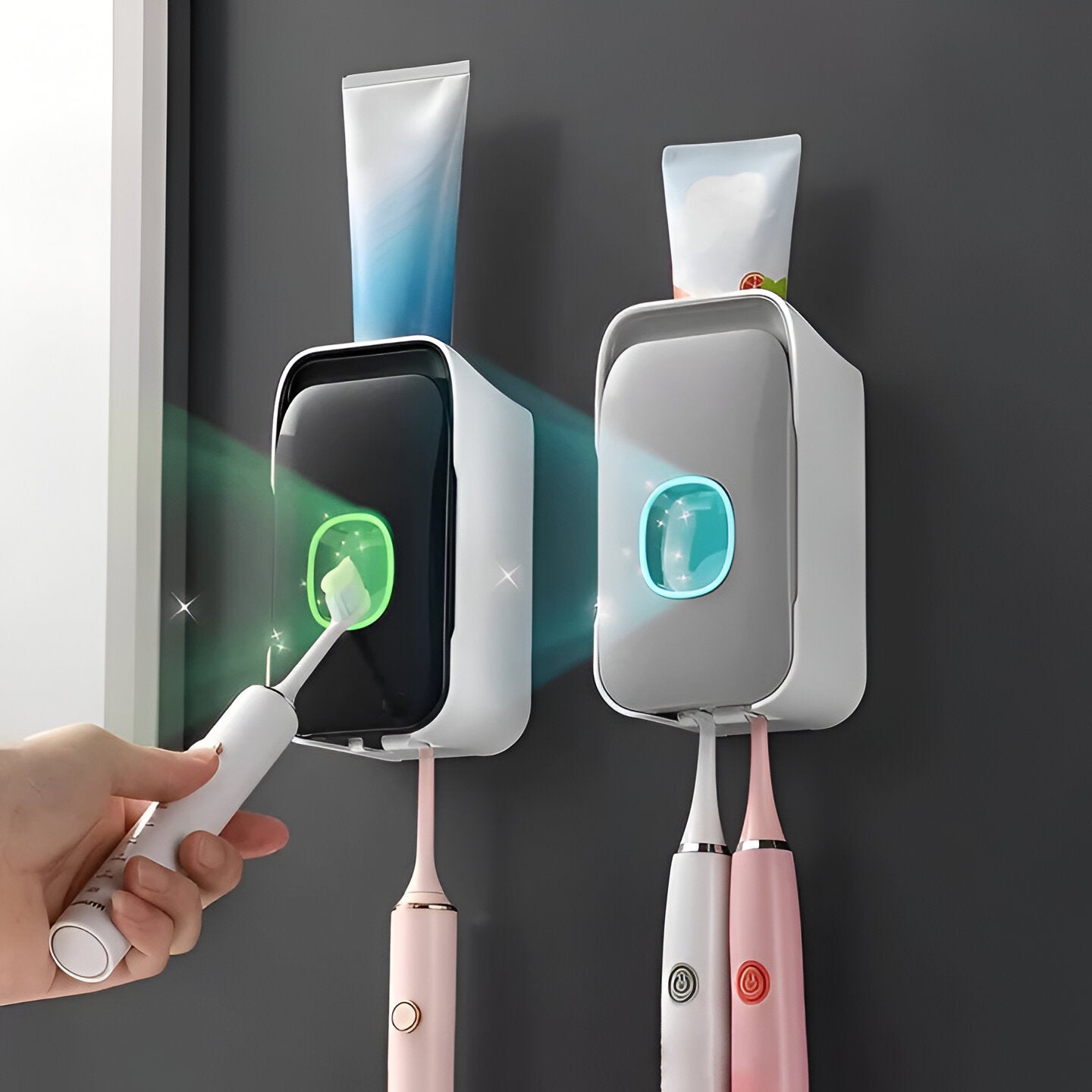Automatic Toothpaste Squeezer and Wall Mount