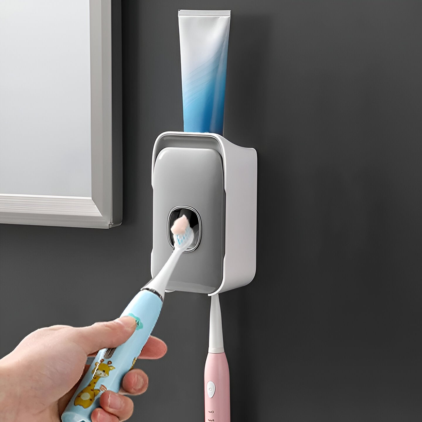 Automatic Toothpaste Squeezer and Wall Mount