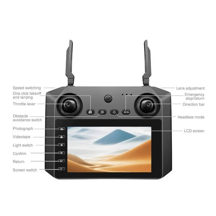 Triple Camera RC Drone for Aerial Photography