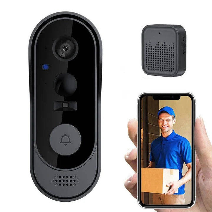 Wireless Doorbell Camera with Clear Video and Local Storage Option