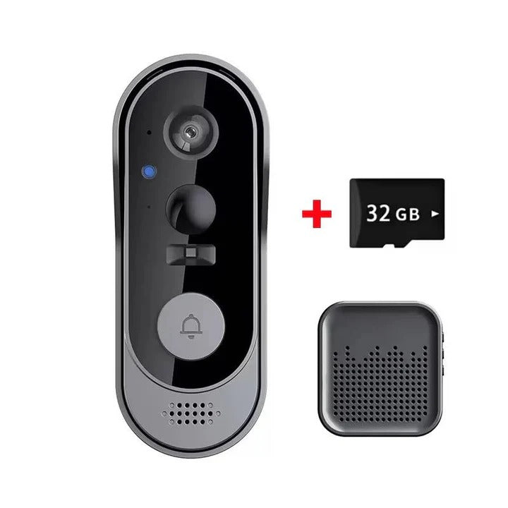 Wireless Doorbell Camera with Clear Video and Local Storage Option