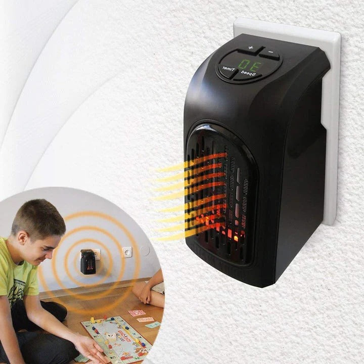 Electric Space Heater with Portable Design