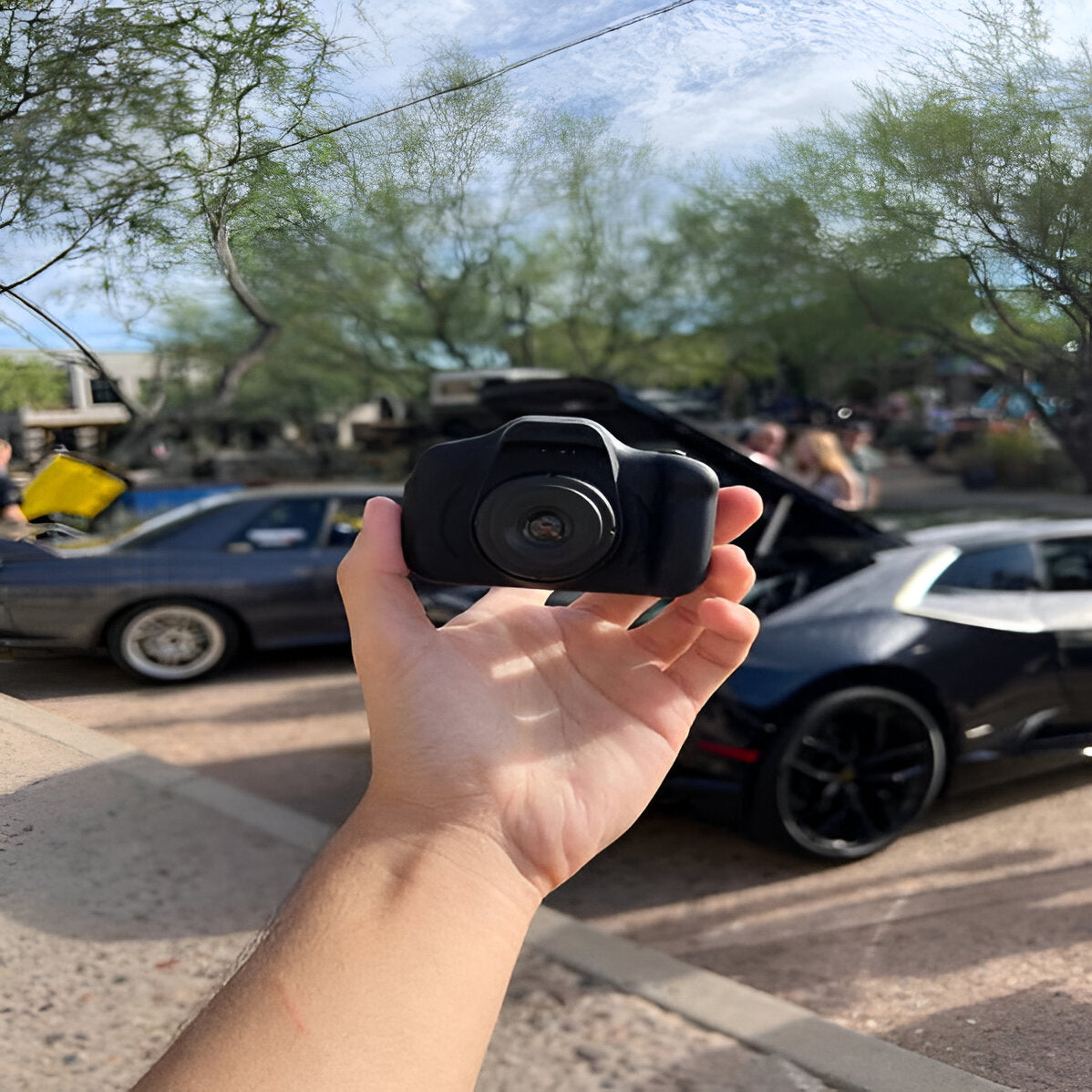 Digital Camera with Memory Card and Direct Wireless Phone Transfer